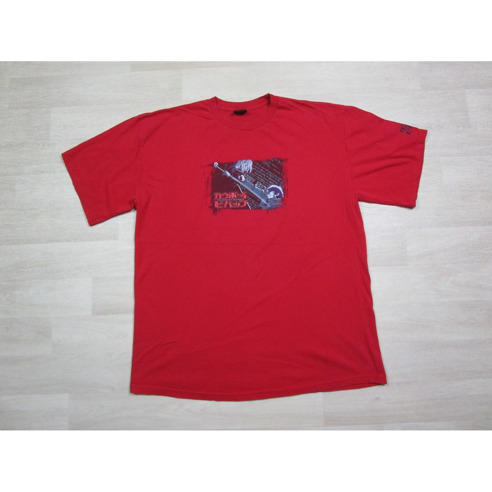 Vintage Cowboy Bebop Bounty Hunter Anime Graphic T Shirt (2xl) Spike Spiegel
